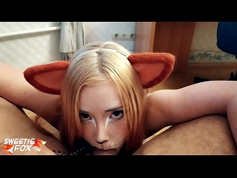 ❤️ Kitsune swallow dick and cum in her mouth ️❌ Anal porn at us ❌️